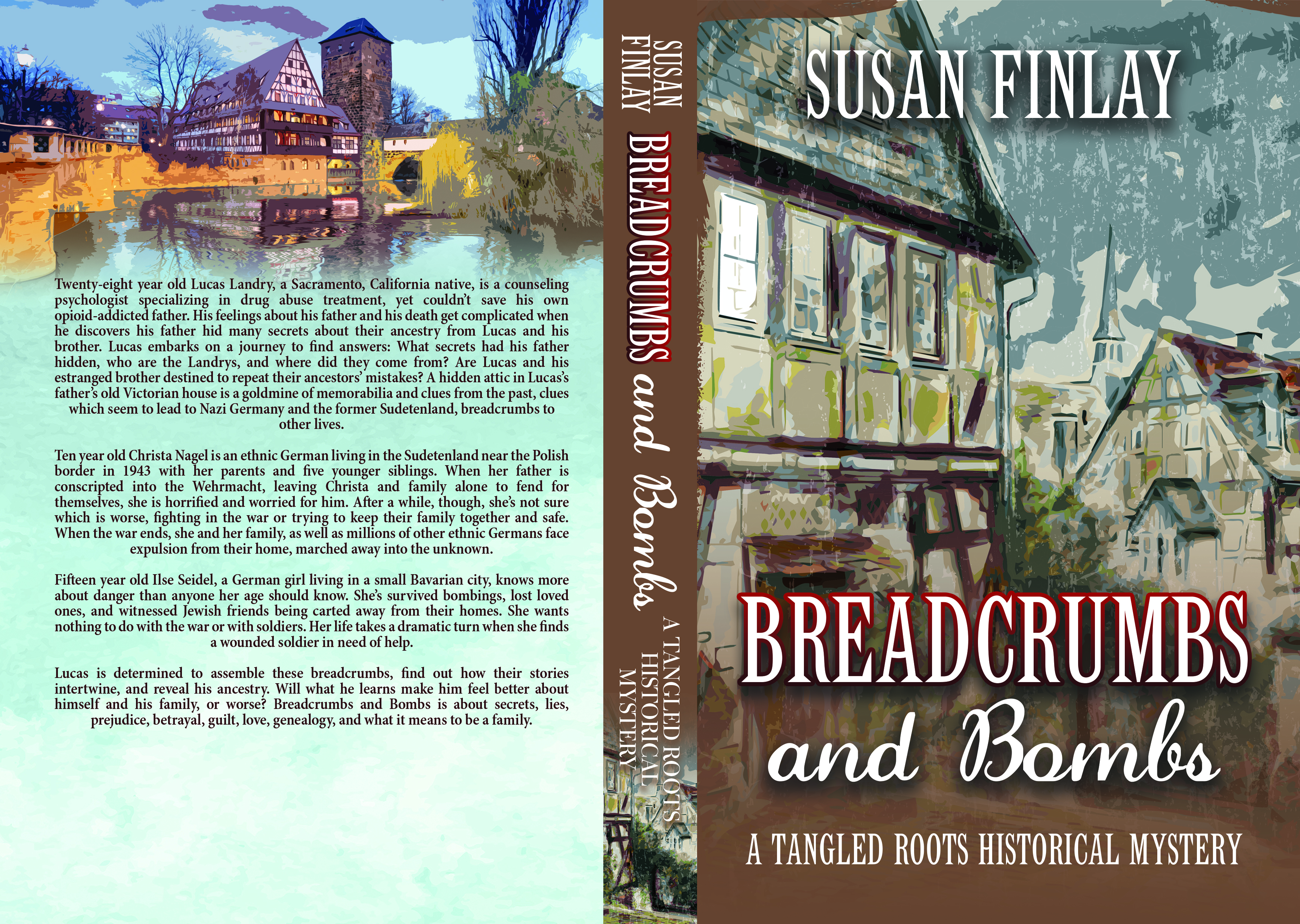 Breadcrumbs &amp; Bombs Paperback Cover DIGITAL VERSION